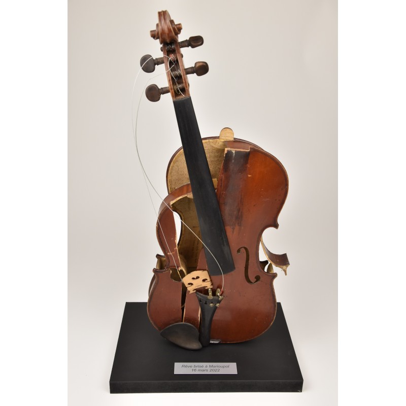 Arman violin, violon décomposé