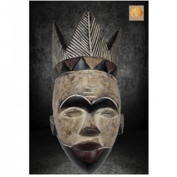 LBO ANTIQUES -Punu mask - Gabon