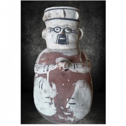 vessel cuchimilco chancay precolombian