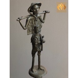 Old bronze figurin - Haute Volta - LBO ANTIQUES