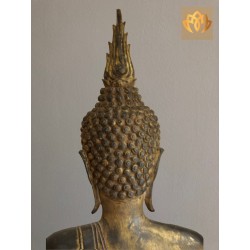 Superbe Buddha d'époque Ayutthaya (17eme), 2M15 de haut, superbe et de qualité muséale. LBO ANTIQUES